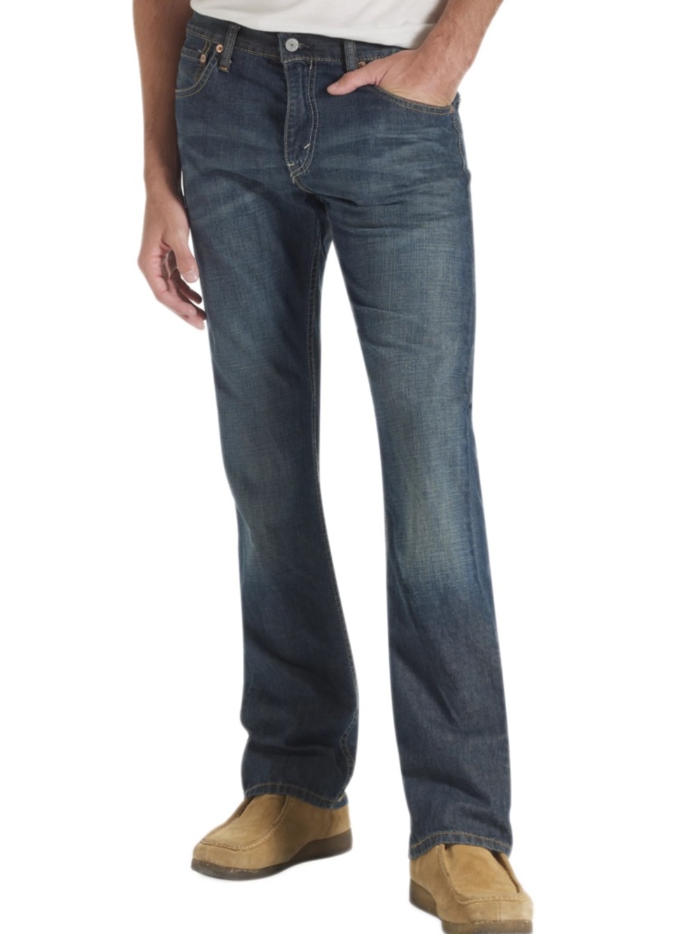 Levi's 527 Slim Bootcut Men's Jeans Dark Wash 34x32 EXCELLENT Condition!! - Picture 7 of 7